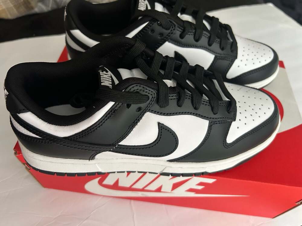 New Nike Dunk Low Retro Black White Size 8